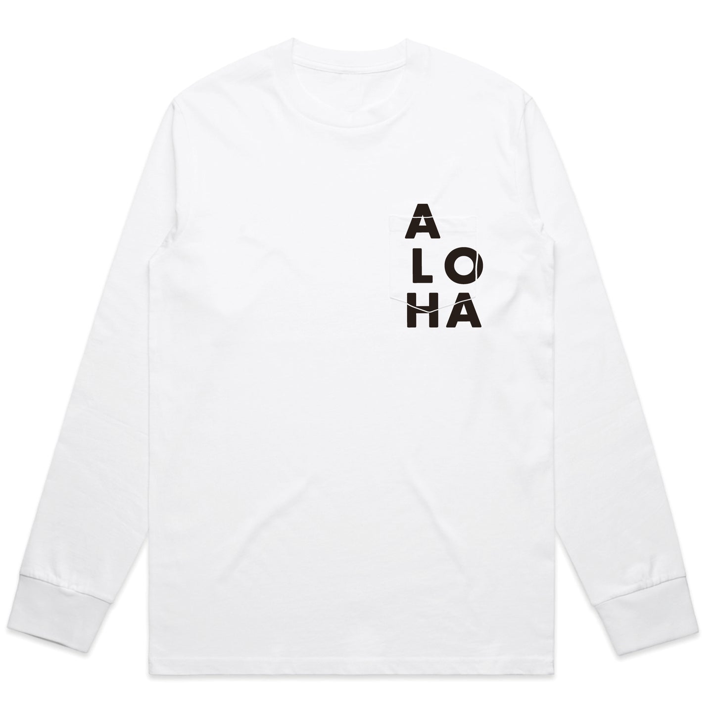 [MAN] ALOHA POCKET L/S TEE