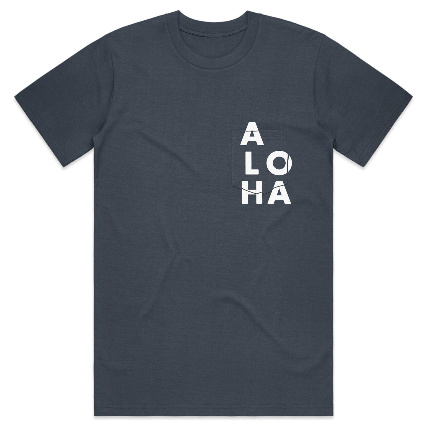 [MAN] ALOHA POCKET TEE