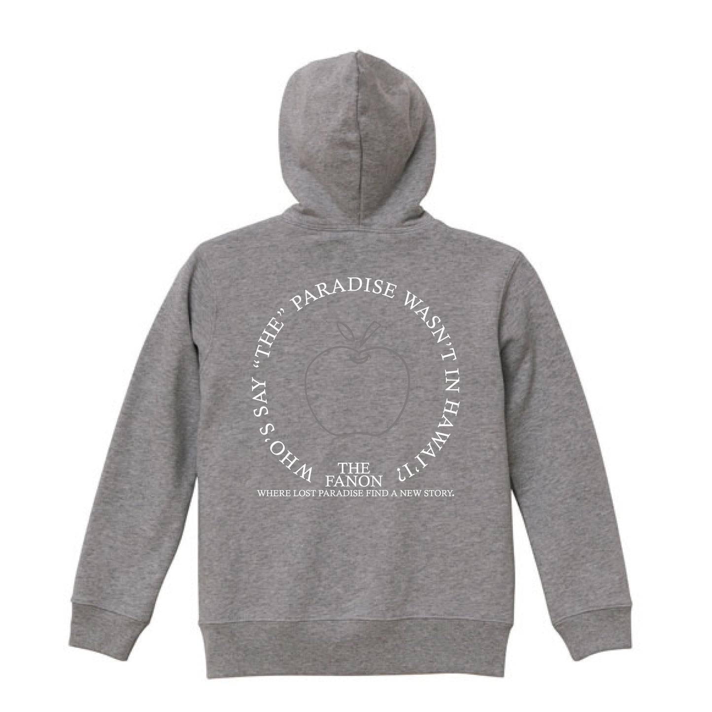 "THE" PARADISE ZIP UP HOODIE -完全予約販売 1月18日〆切 (1月末発送予定)