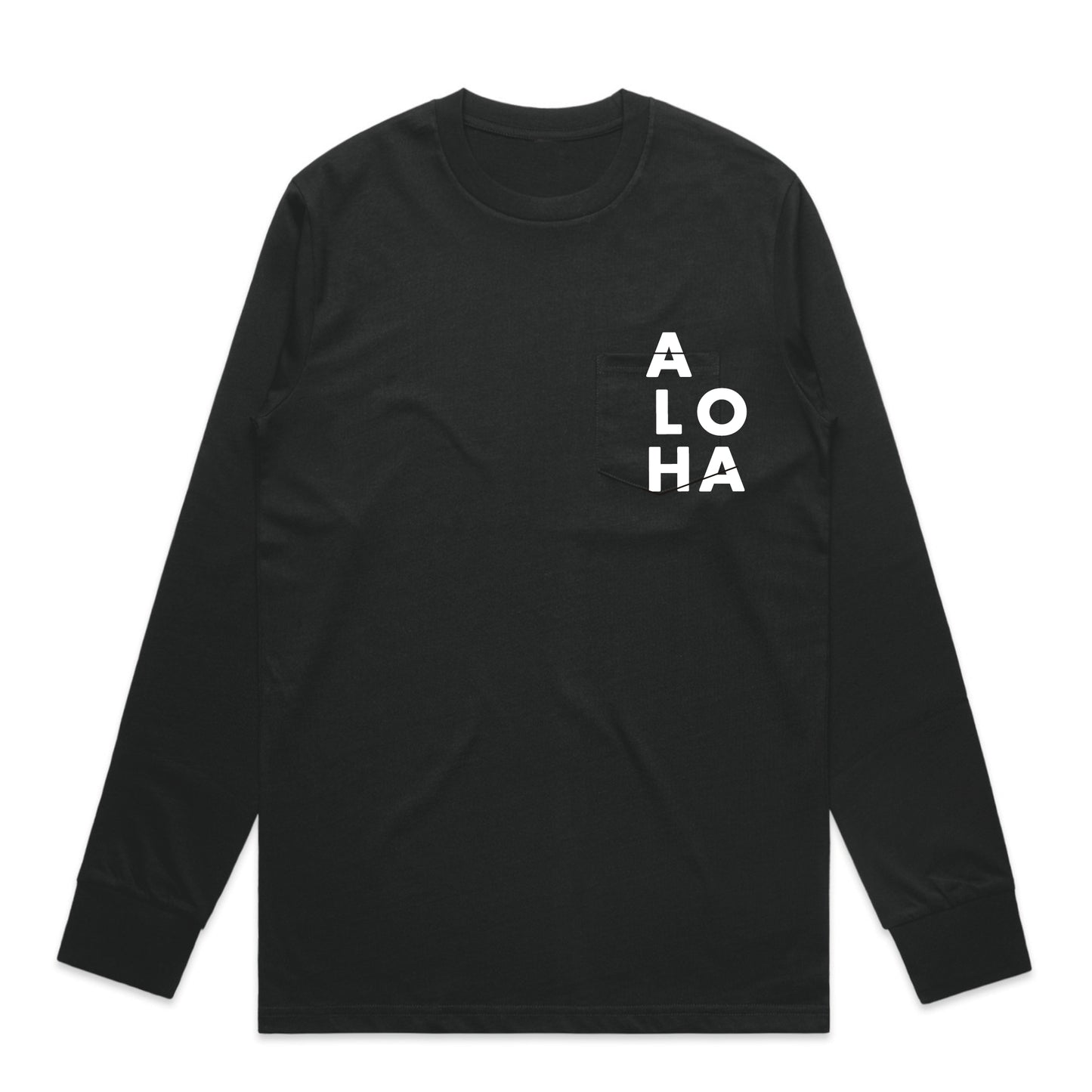 [MAN] ALOHA POCKET L/S TEE