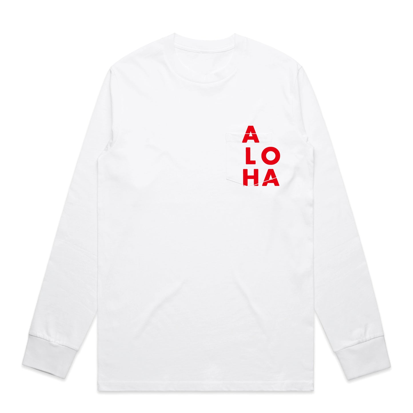 [MAN] ALOHA POCKET L/S TEE