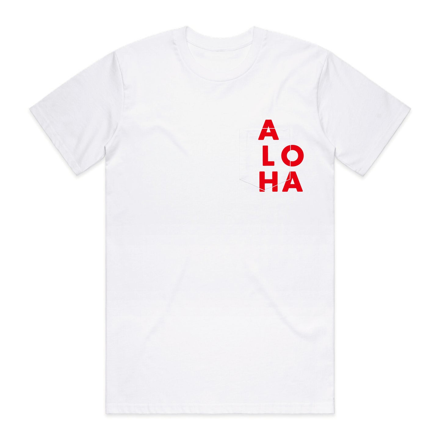 [MAN] ALOHA POCKET TEE