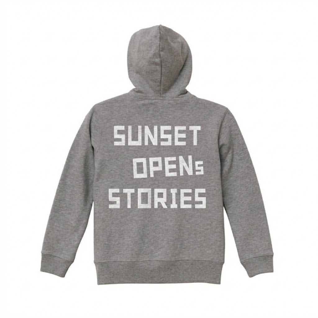 SUNSET OPENS STORIES HOODIE -完全予約販売 1月18日〆切 (1月末発送予定)