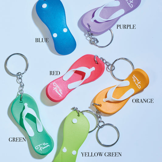 [AC] HAWAIIAN MINI SLIPPAH KEYRING