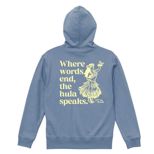 [UNISEX]HULA SPEAKS HOODIE