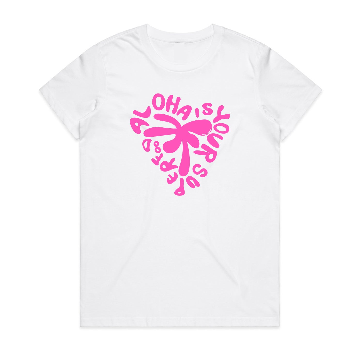 [WOMAN] ALOHA IS YOUR SUPER FOOD TEE