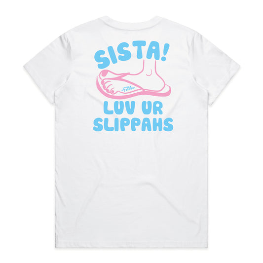 [WOMAN] LOCAL SLIPPAHS TEE