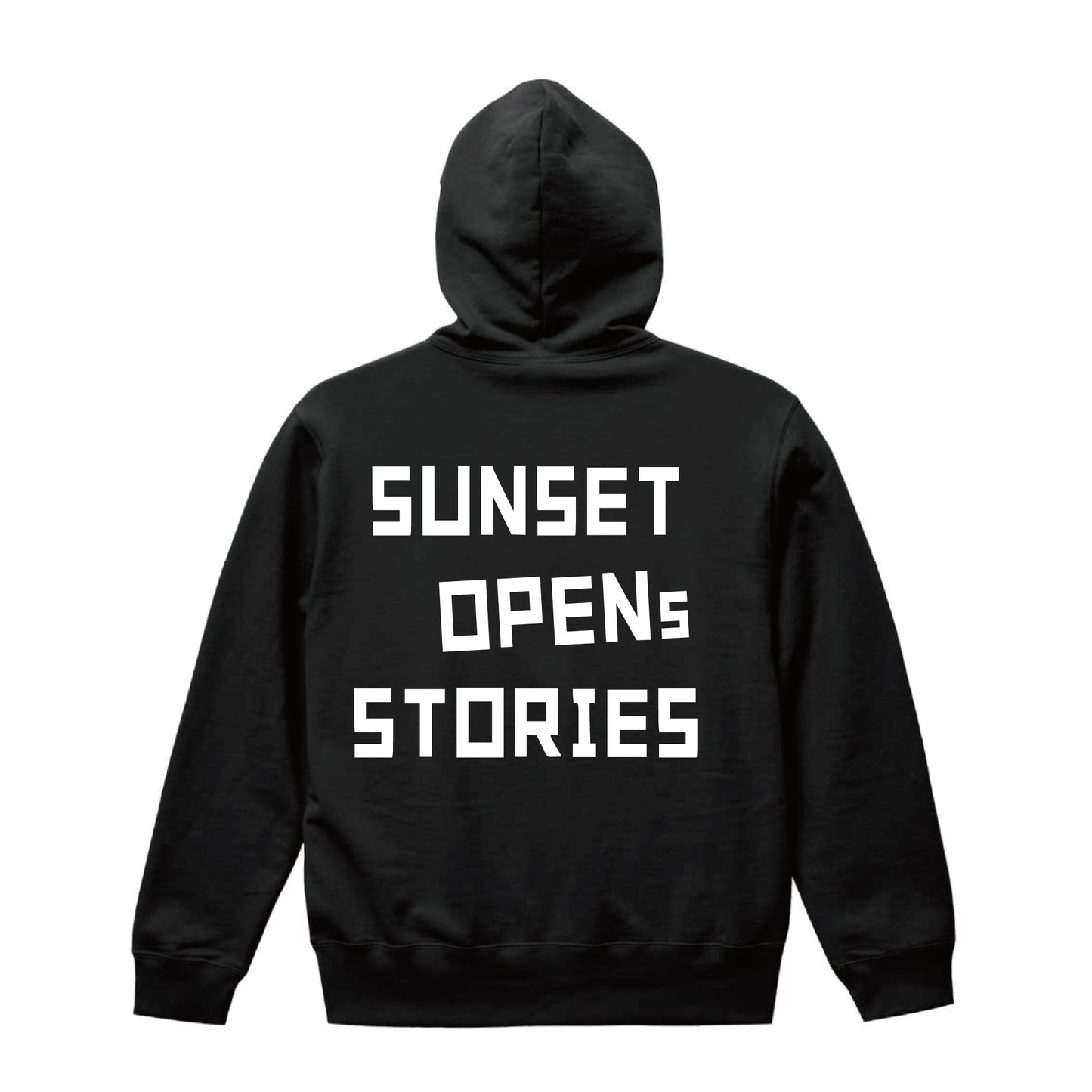 SUNSET OPENS STORIES ZIP UP HOODIE -完全予約販売- 1月18日〆切 (1月末発送予定)